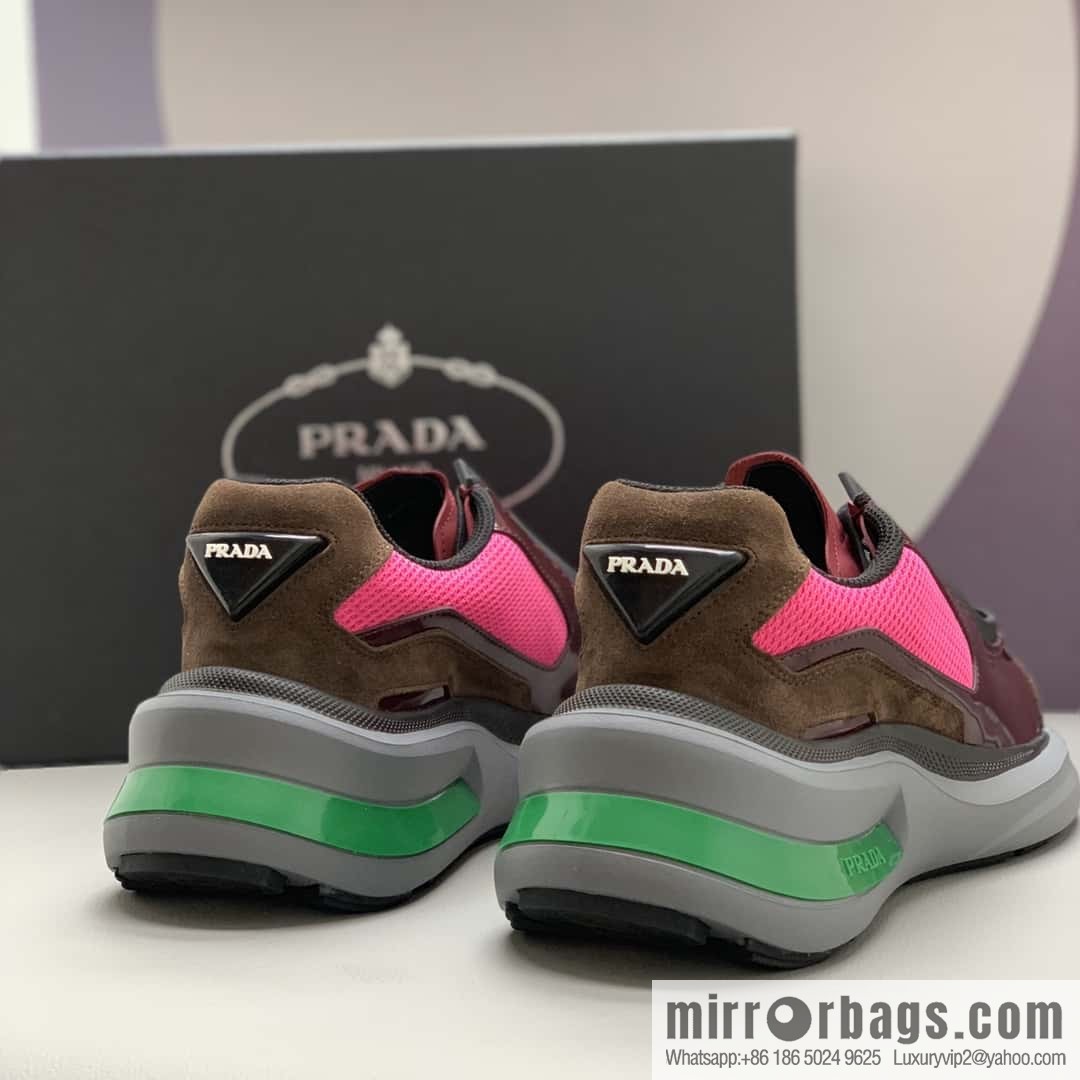 PRADA men's low-top new sports and leisure shoes