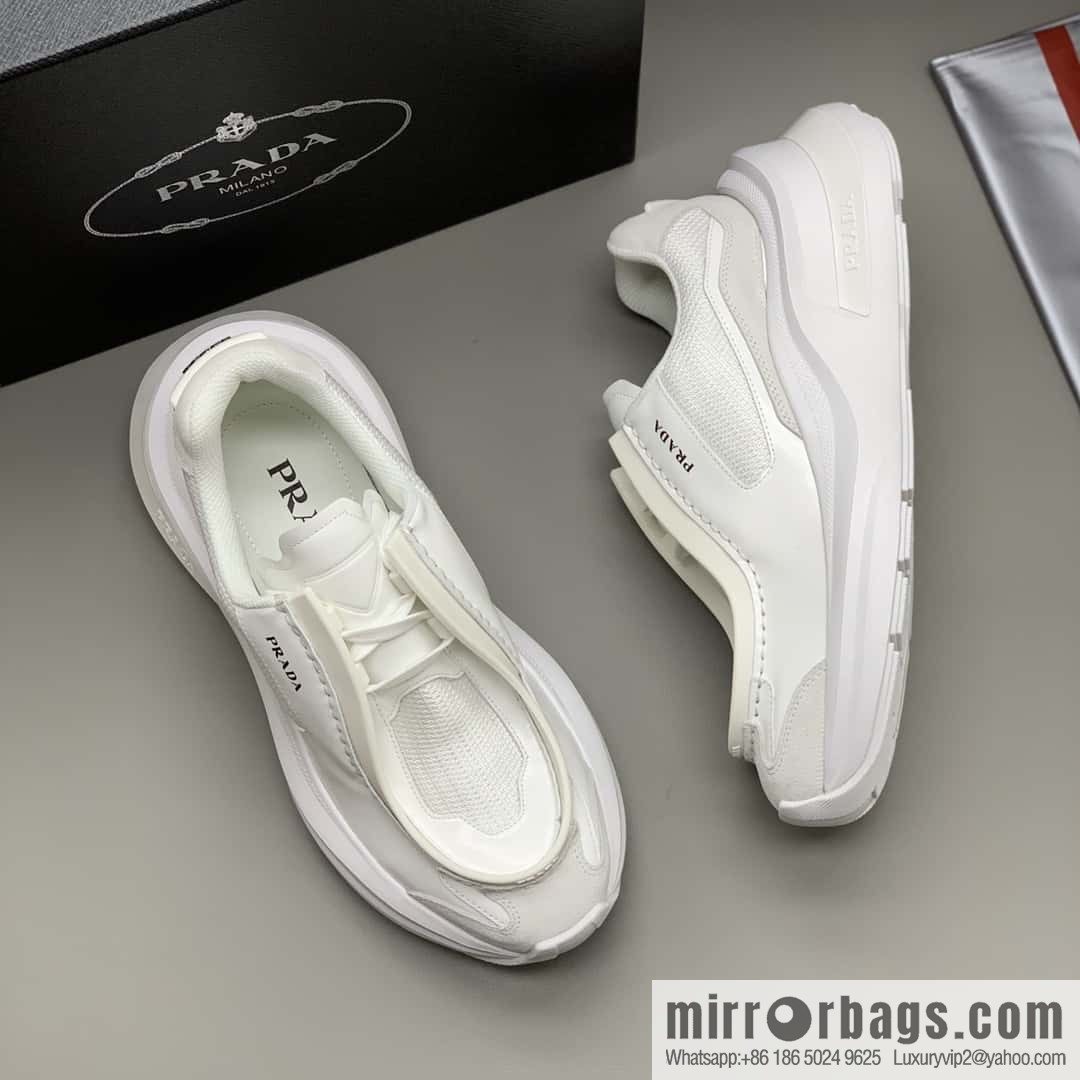 PRADA men's low-top new sports and leisure shoes
