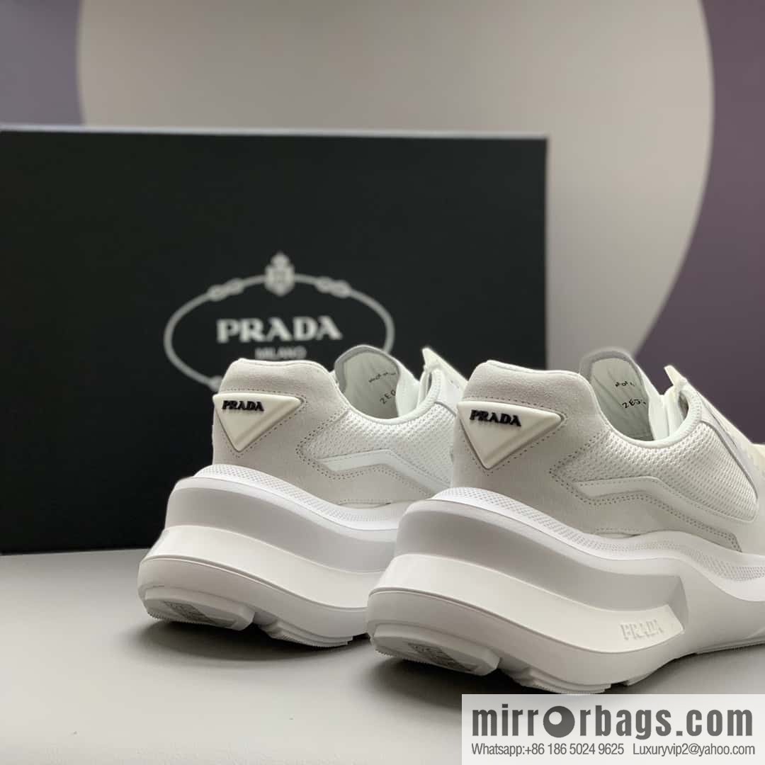 PRADA men's low-top new sports and leisure shoes