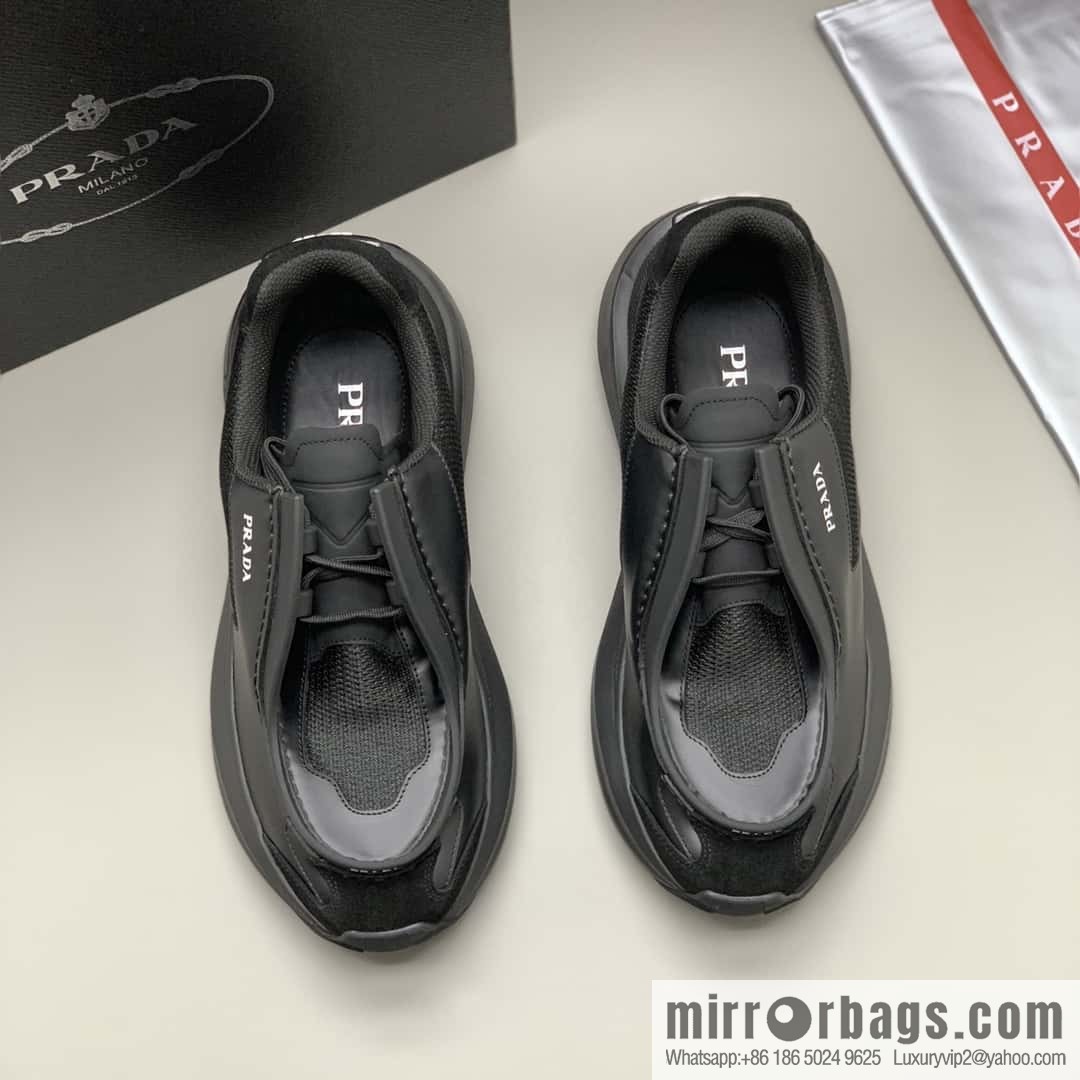 PRADA men's low-top new sports and leisure shoes