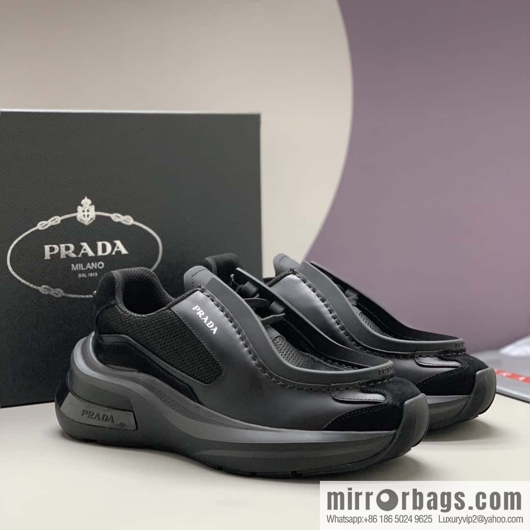 PRADA men's low-top new sports and leisure shoes