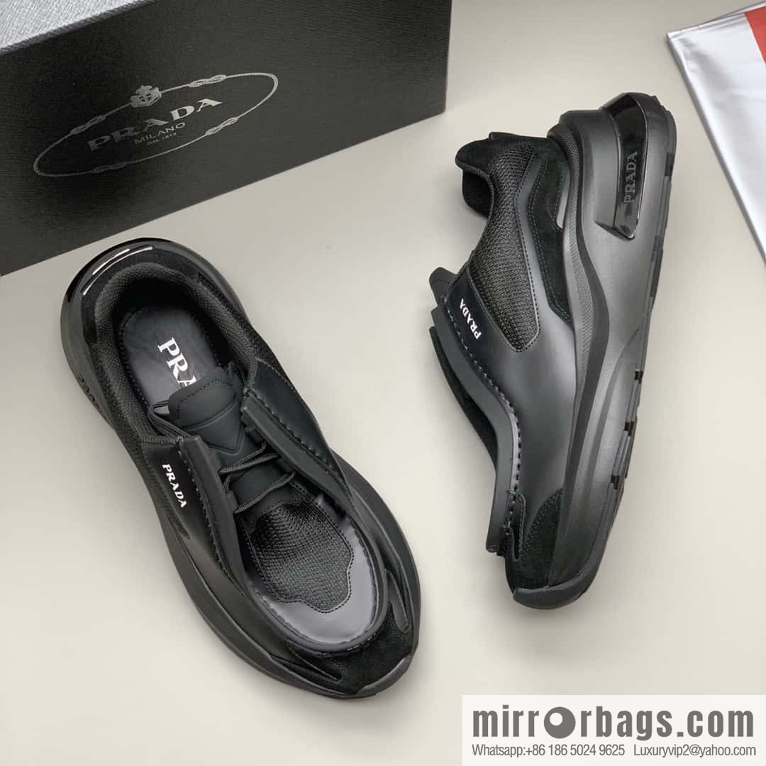 PRADA men's low-top new sports and leisure shoes