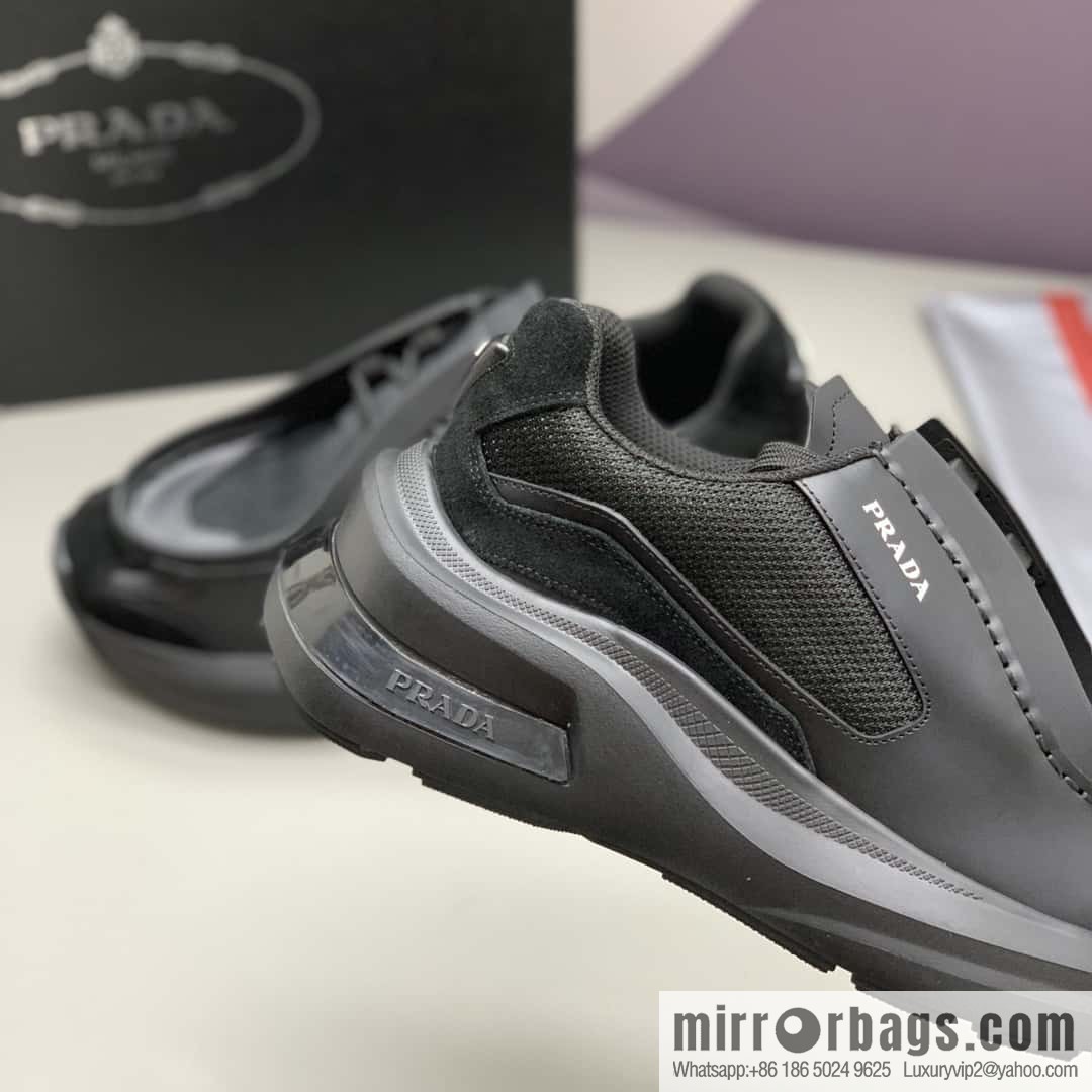 PRADA men's low-top new sports and leisure shoes
