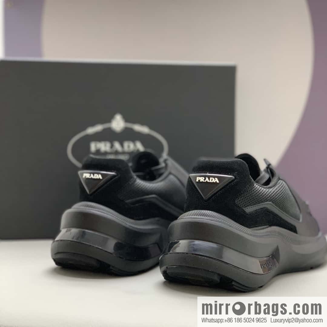 PRADA men's low-top new sports and leisure shoes
