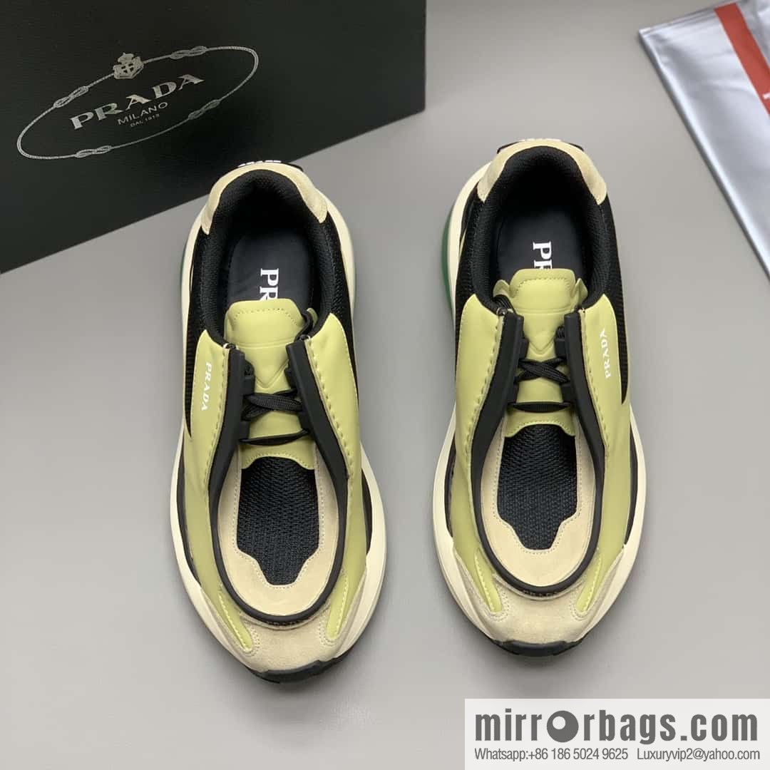 PRADA men's low-top new sports and leisure shoes