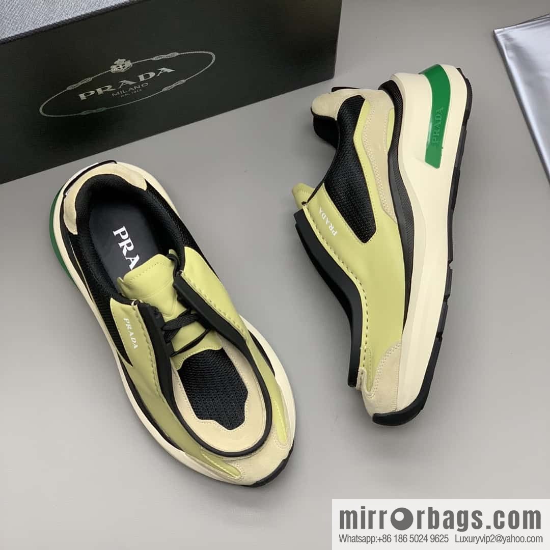PRADA men's low-top new sports and leisure shoes
