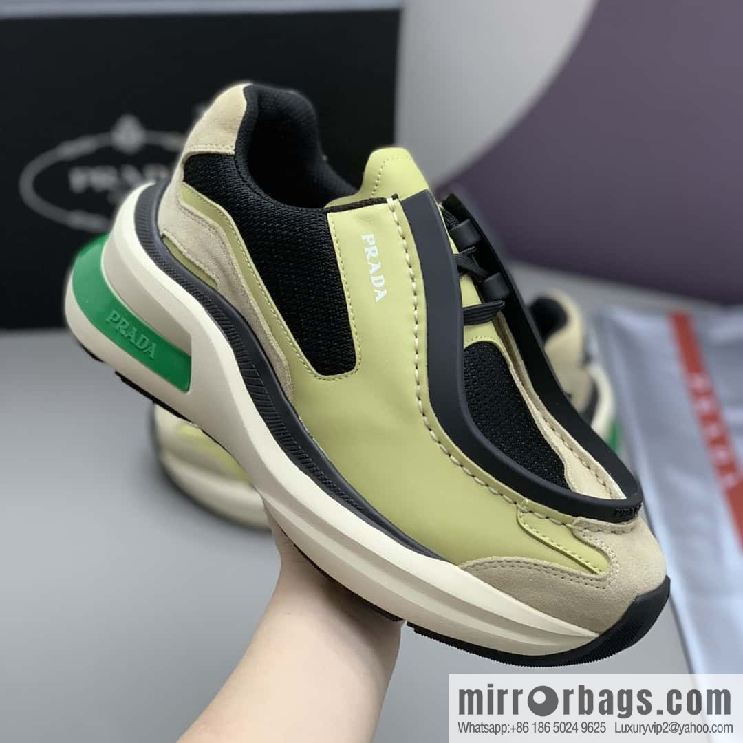 PRADA men's low-top new sports and leisure shoes