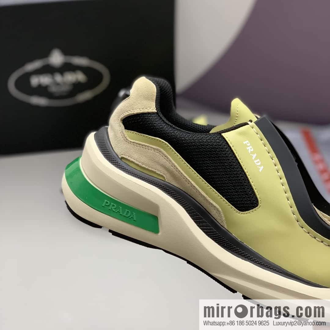 PRADA men's low-top new sports and leisure shoes