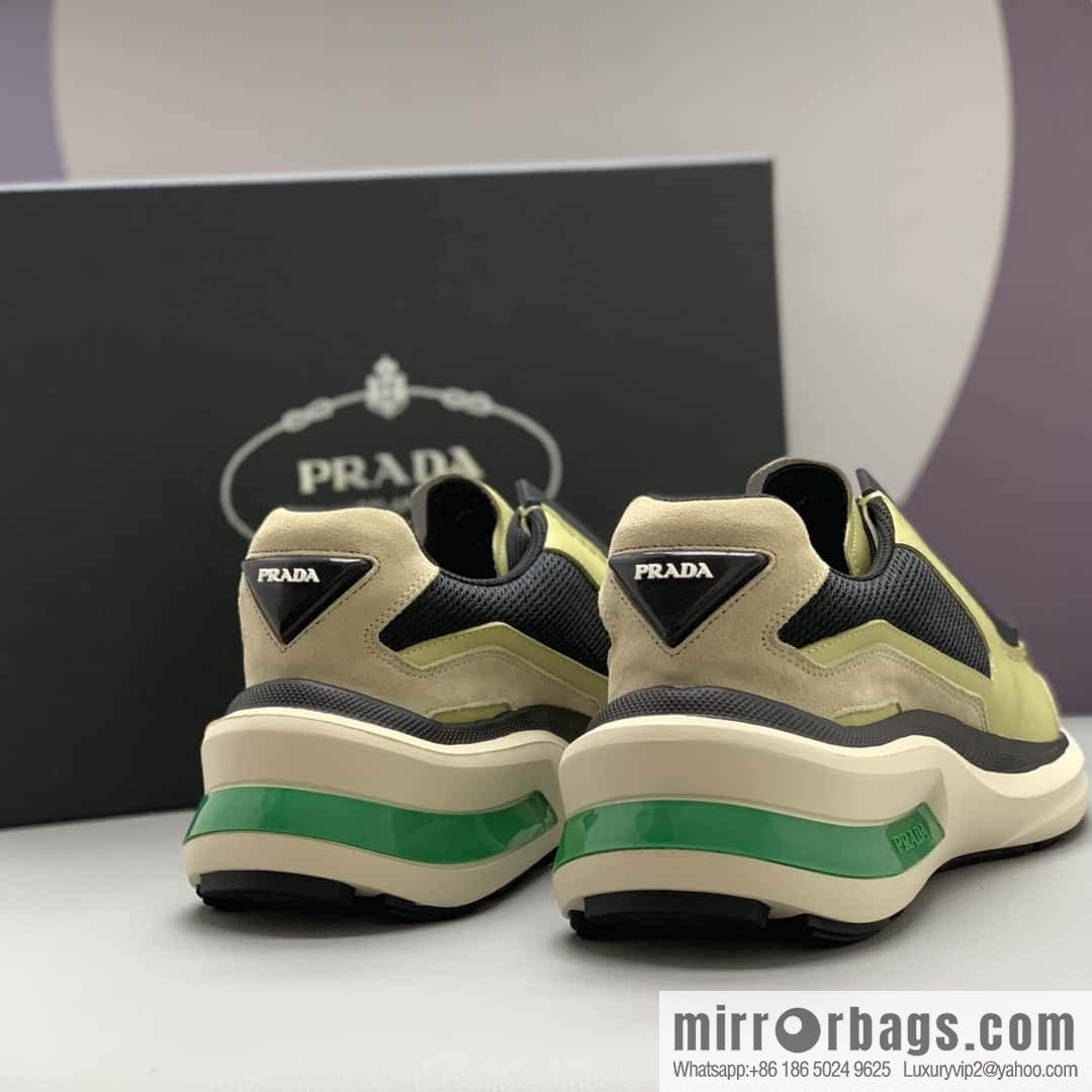 PRADA men's low-top new sports and leisure shoes