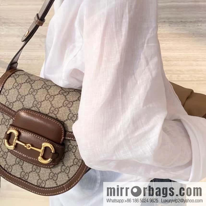 GUCCI HORSEBIT 1955 MINI ROUNDED BAG 760191 92TCG 8563