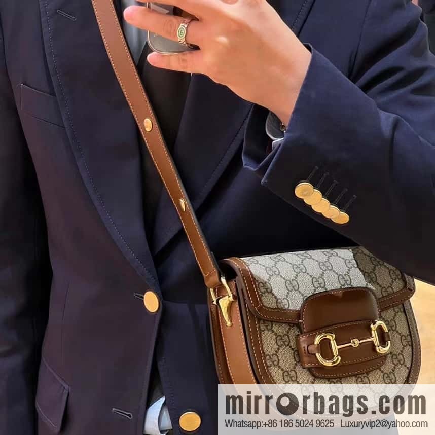 GUCCI HORSEBIT 1955 MINI ROUNDED BAG 760191 92TCG 8563