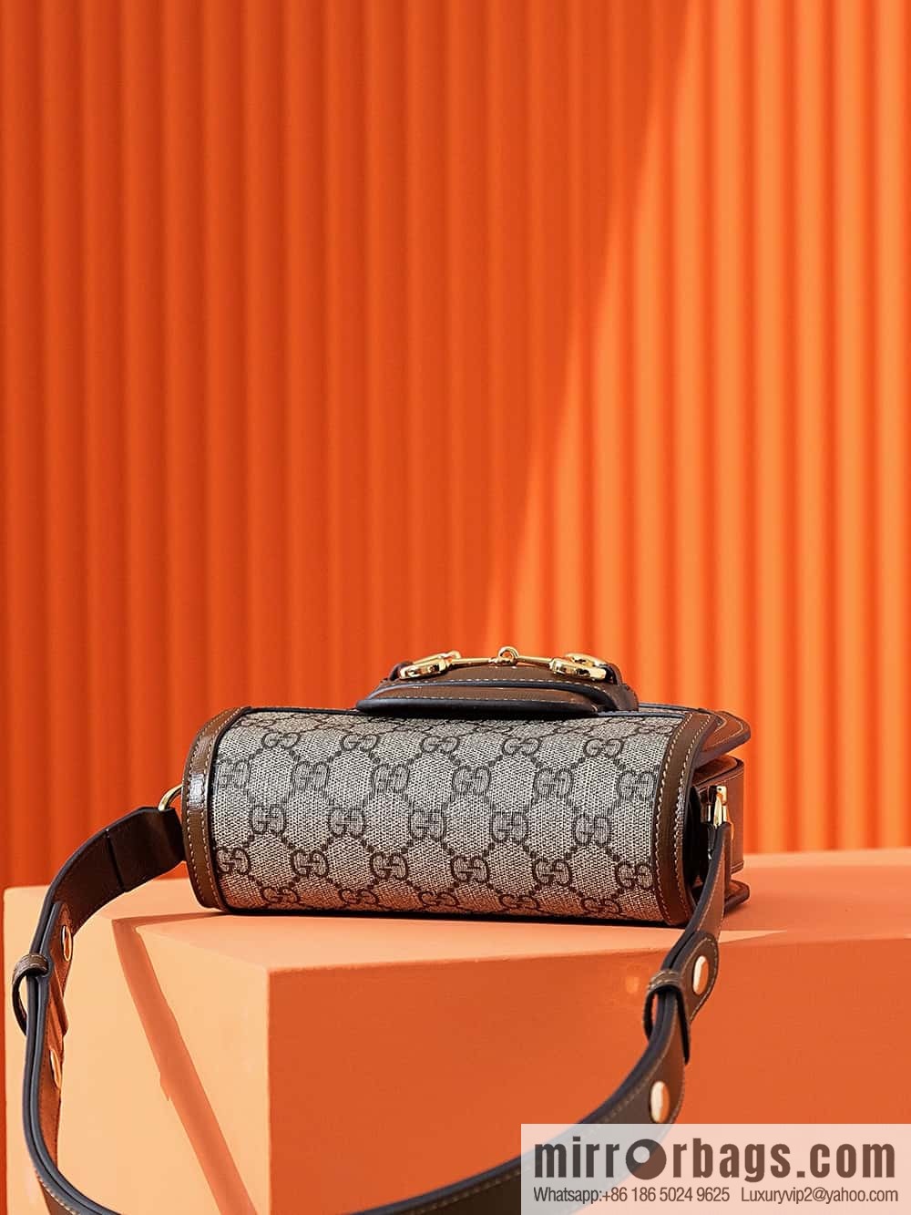 GUCCI HORSEBIT 1955 MINI ROUNDED BAG 760191 92TCG 8563
