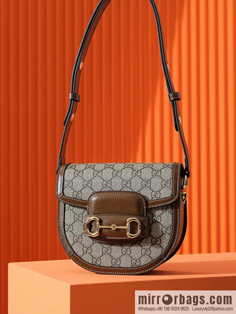 GUCCI HORSEBIT 1955 MINI ROUNDED BAG 760191 92TCG 8563