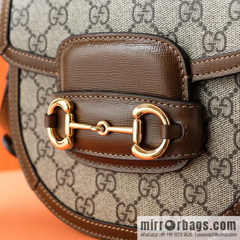 GUCCI HORSEBIT 1955 MINI ROUNDED BAG 760191 92TCG 8563