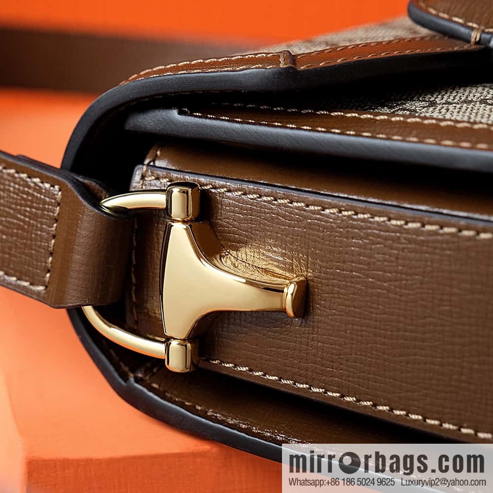 GUCCI HORSEBIT 1955 MINI ROUNDED BAG 760191 92TCG 8563