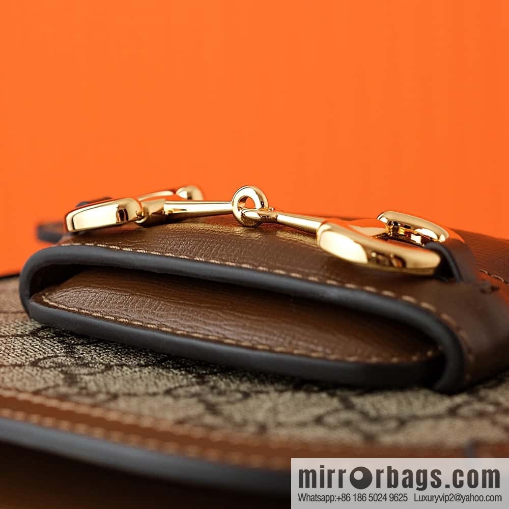GUCCI HORSEBIT 1955 MINI ROUNDED BAG 760191 92TCG 8563