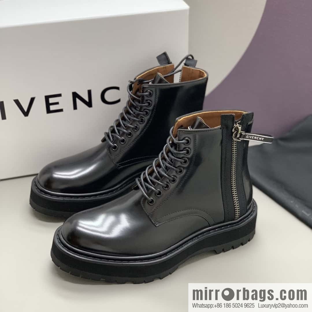 Givenchy/Givenchy, Cowhide, Men's Lace-Up Boots