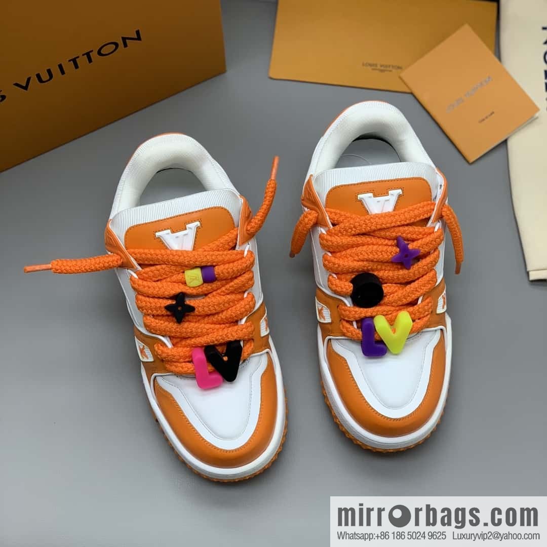 LV Trainer chubby couple casual shoes
