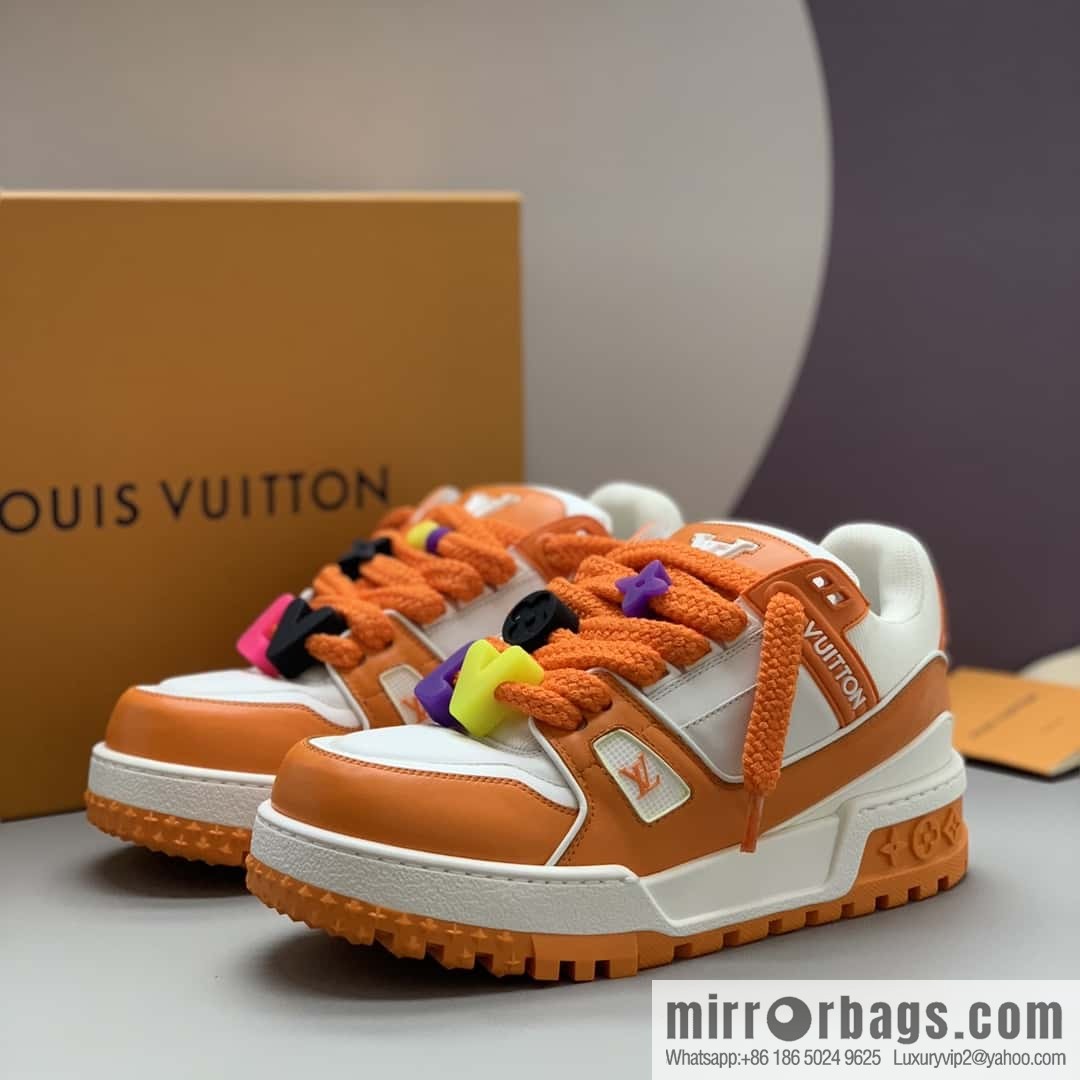 LV Trainer chubby couple casual shoes