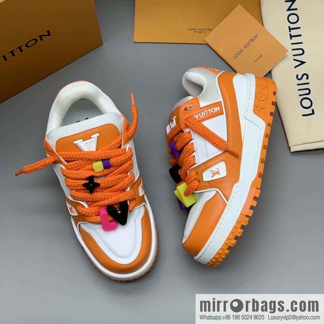 LV Trainer chubby couple casual shoes