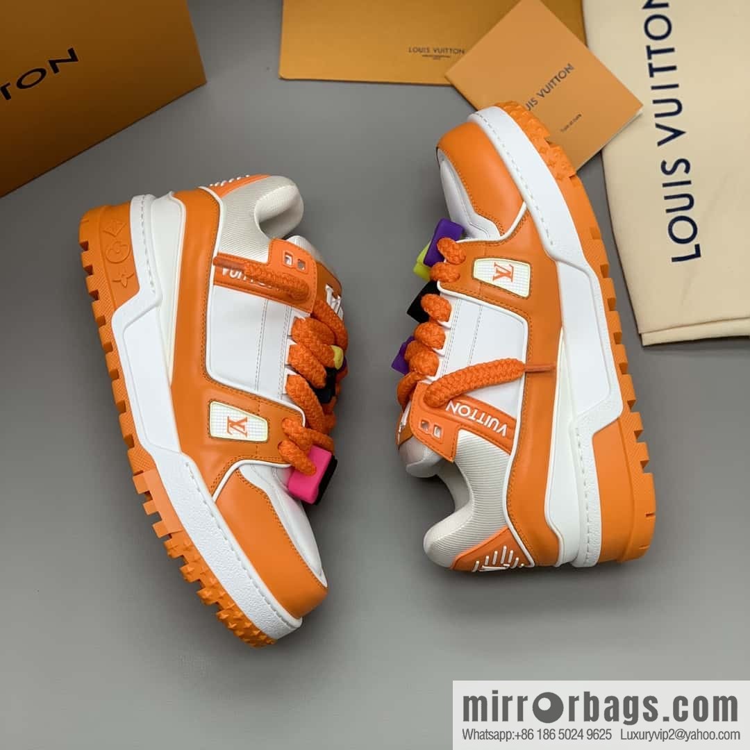 LV Trainer chubby couple casual shoes