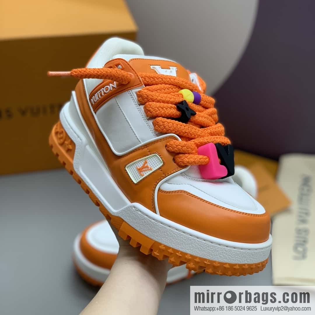 LV Trainer chubby couple casual shoes