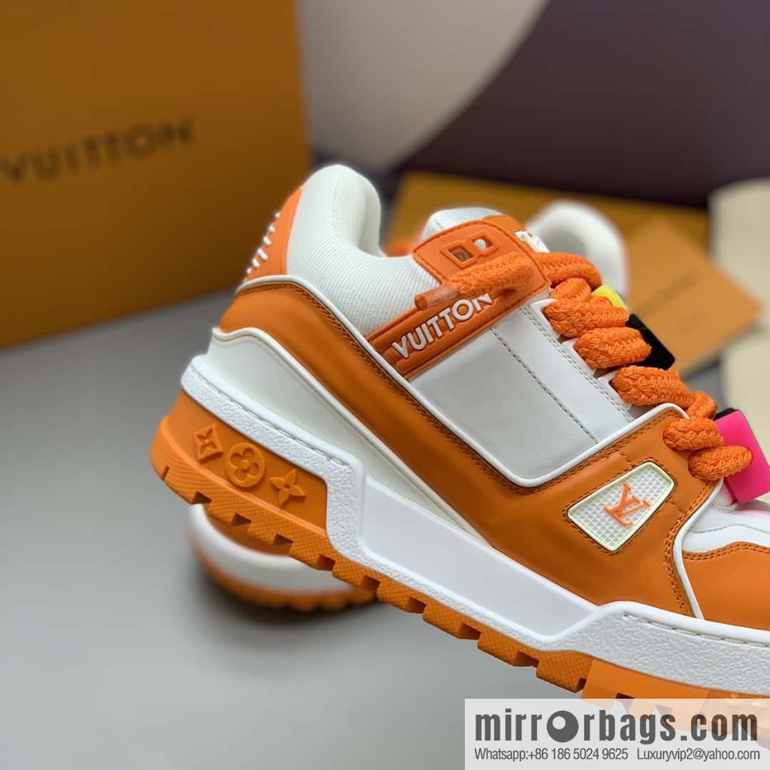 LV Trainer chubby couple casual shoes