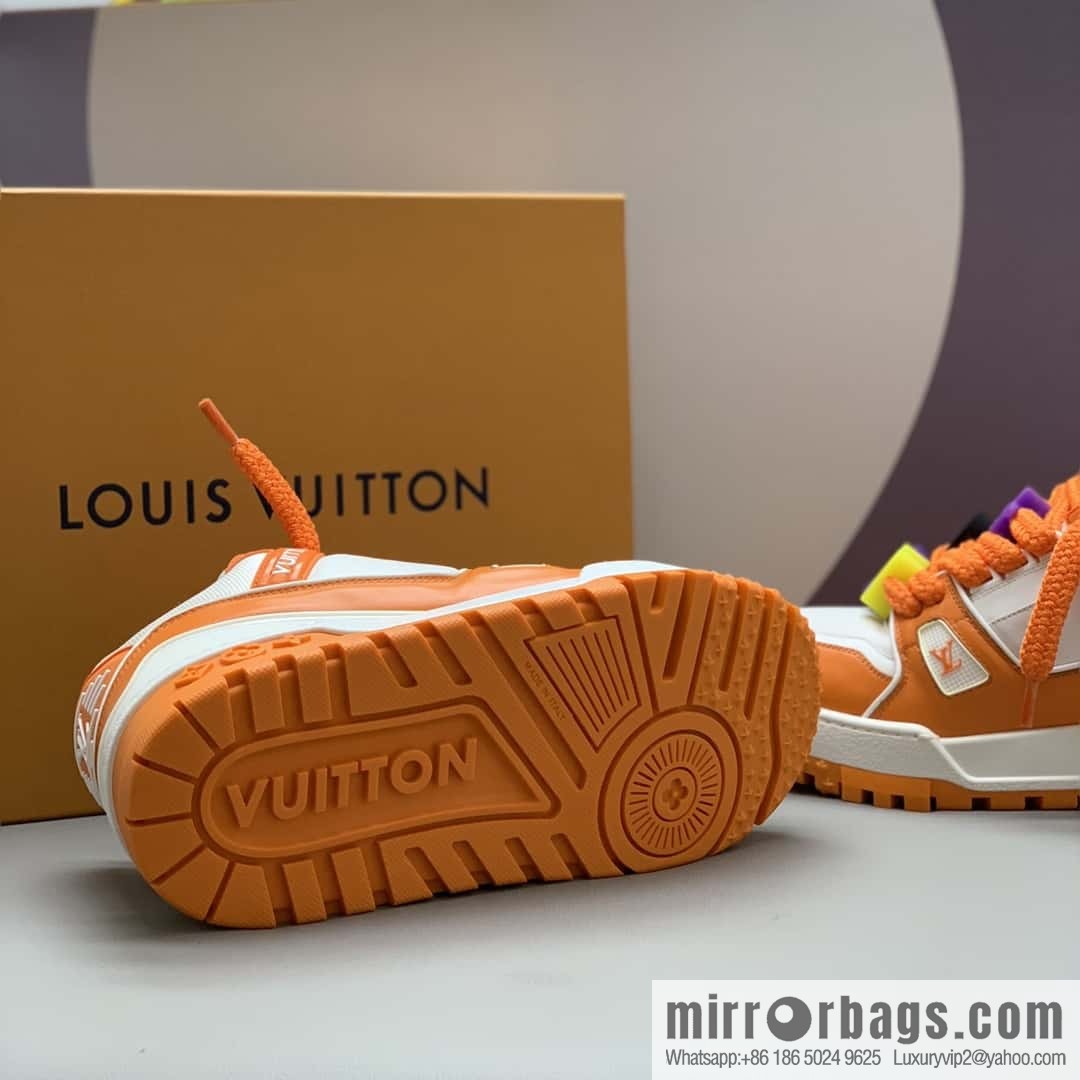 LV Trainer chubby couple casual shoes