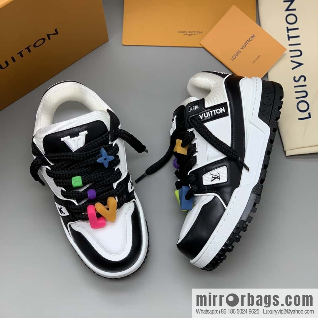 LV Trainer chubby couple casual shoes