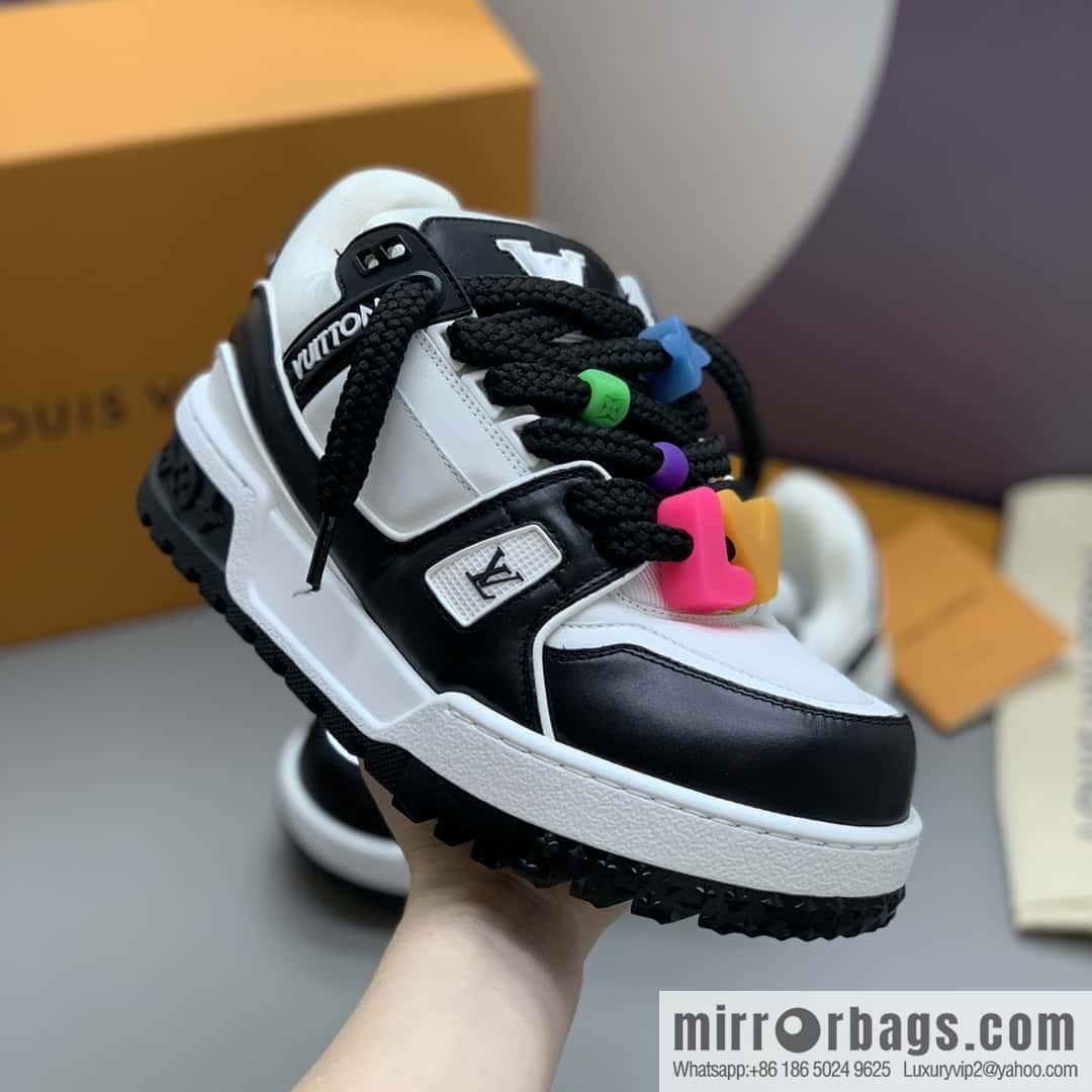 LV Trainer chubby couple casual shoes