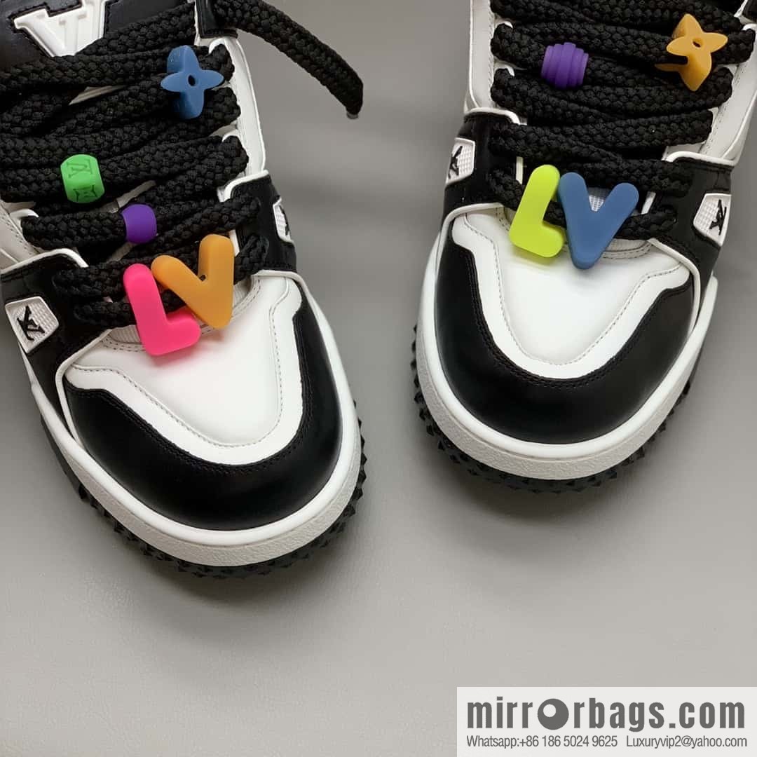LV Trainer chubby couple casual shoes
