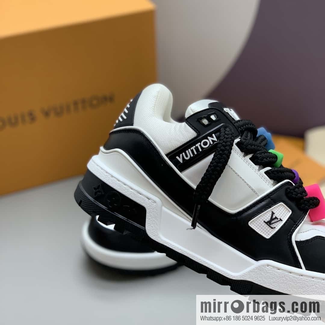 LV Trainer chubby couple casual shoes