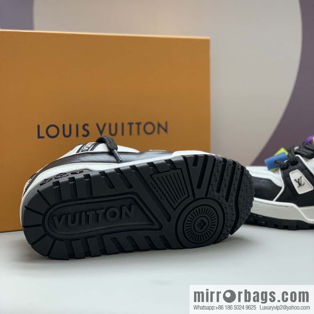 LV Trainer chubby couple casual shoes