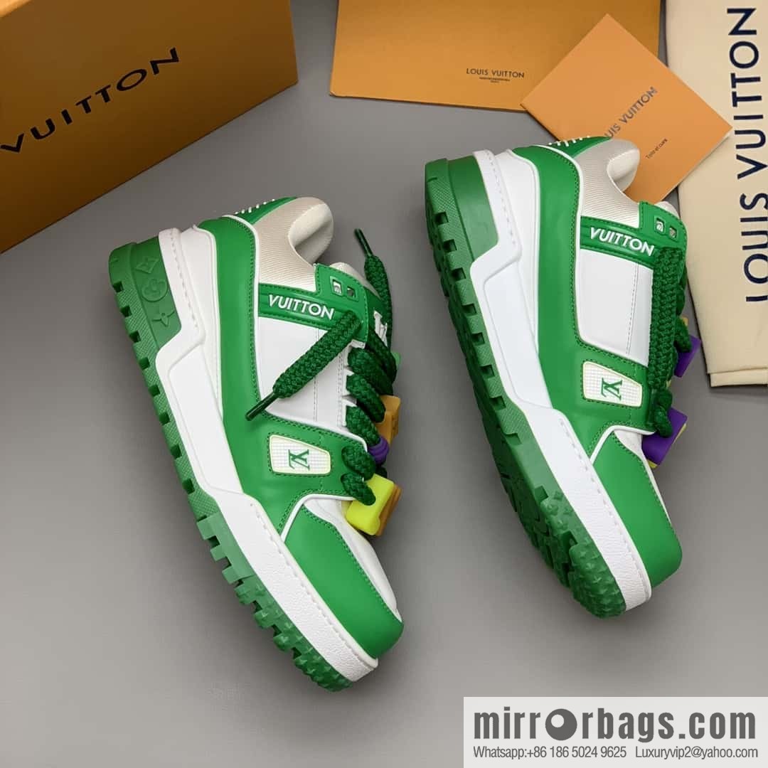 LV Trainer chubby couple casual shoes