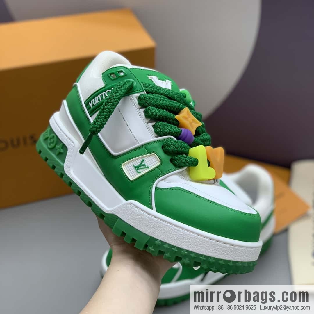 LV Trainer chubby couple casual shoes