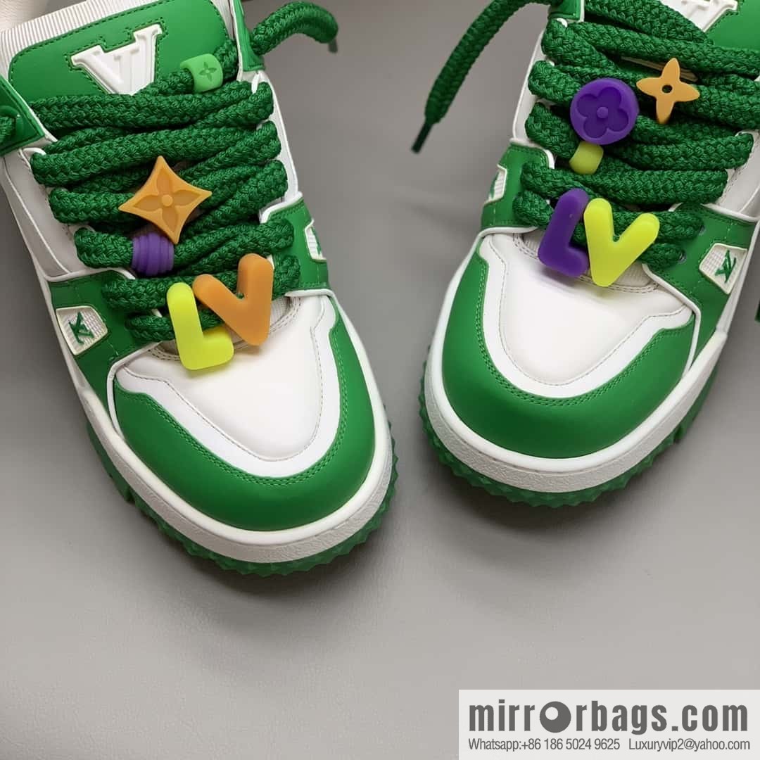 LV Trainer chubby couple casual shoes