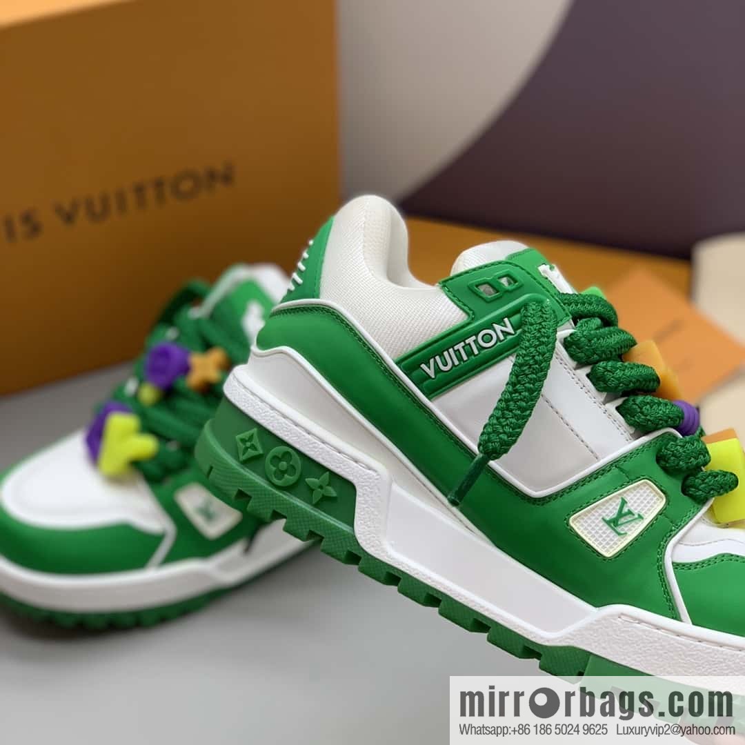LV Trainer chubby couple casual shoes