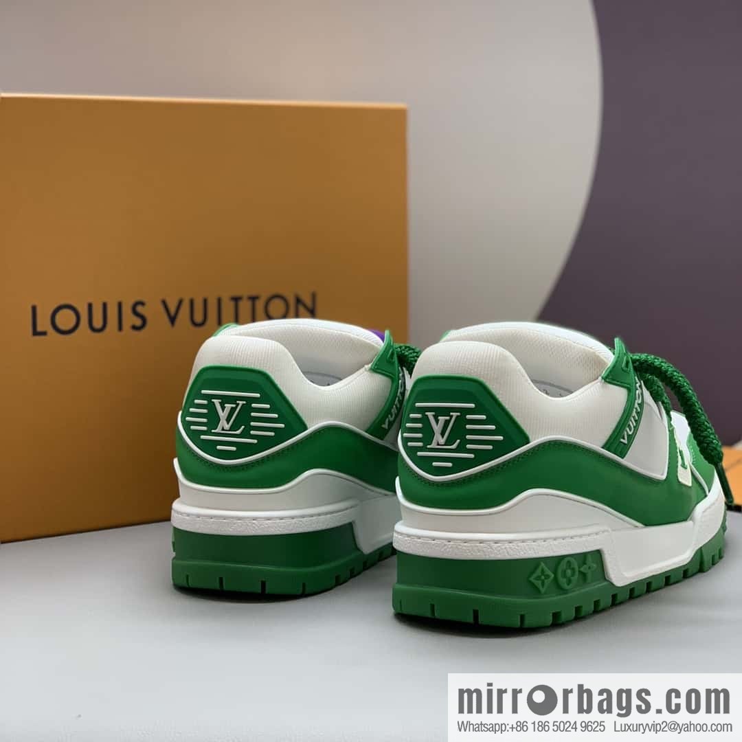 LV Trainer chubby couple casual shoes