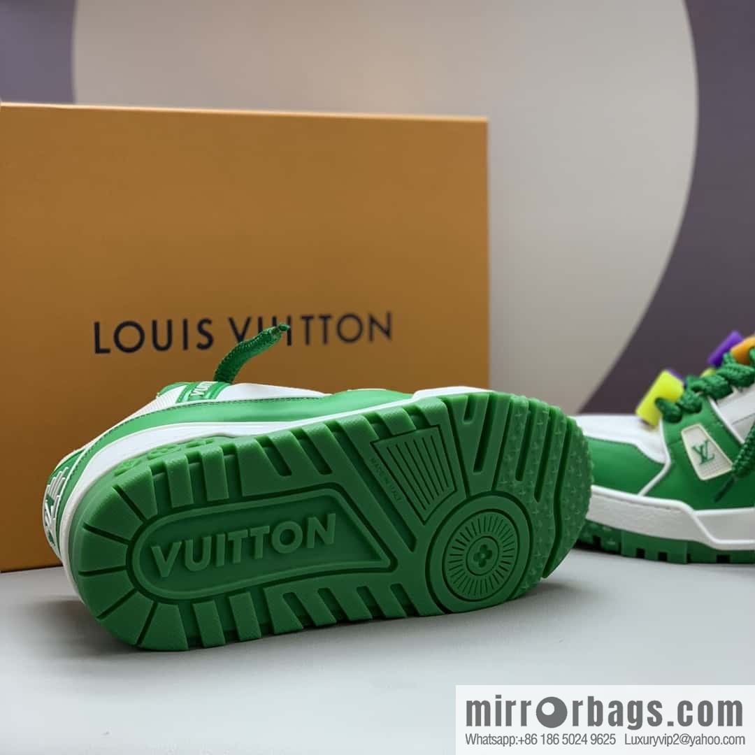 LV Trainer chubby couple casual shoes