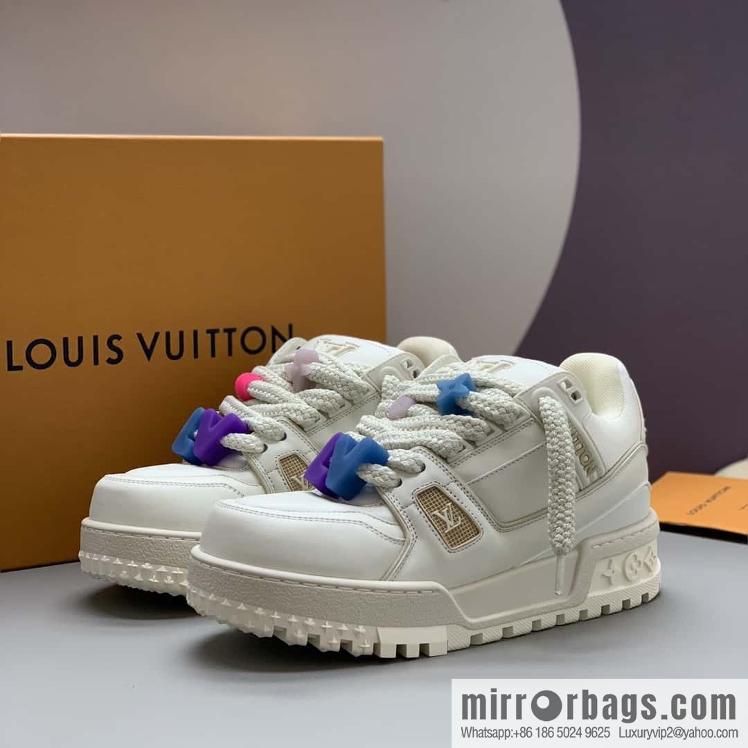 LV Trainer chubby couple casual shoes