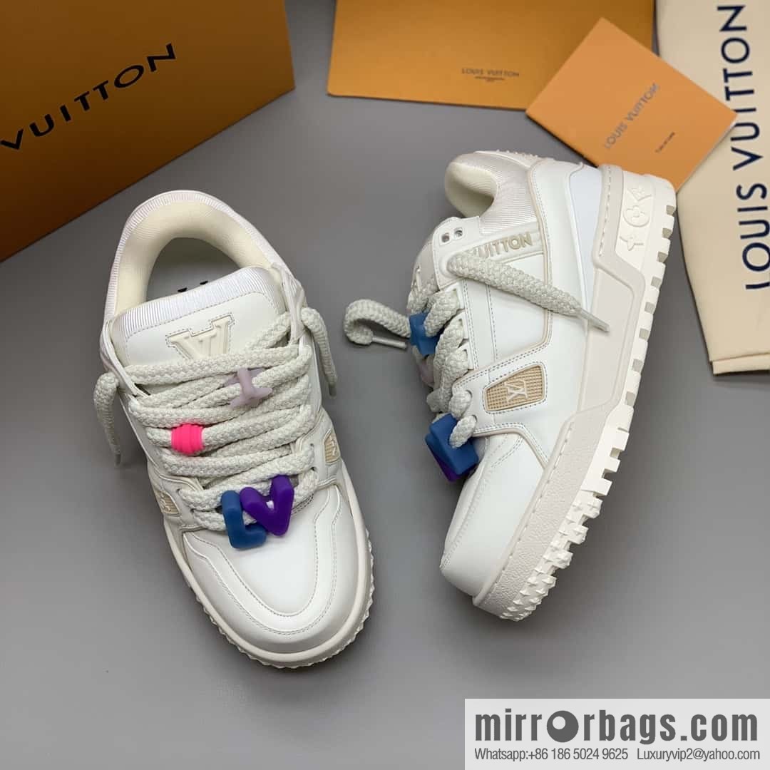 LV Trainer chubby couple casual shoes
