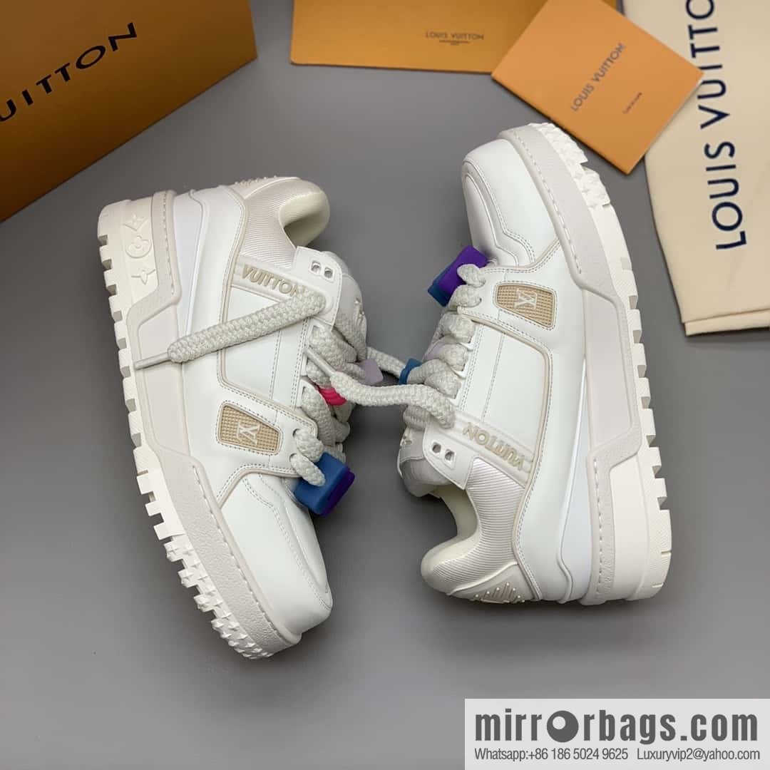 LV Trainer chubby couple casual shoes