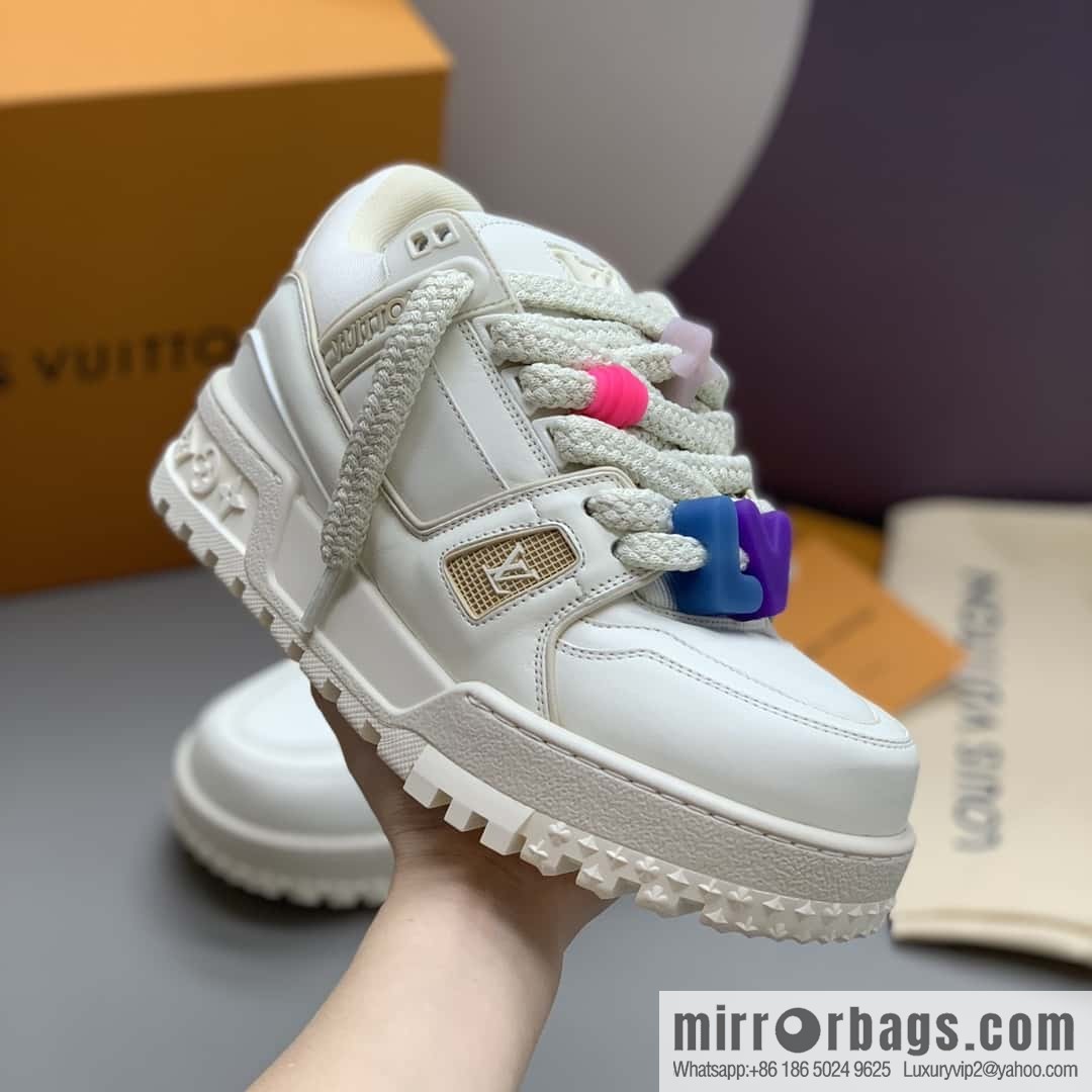 LV Trainer chubby couple casual shoes