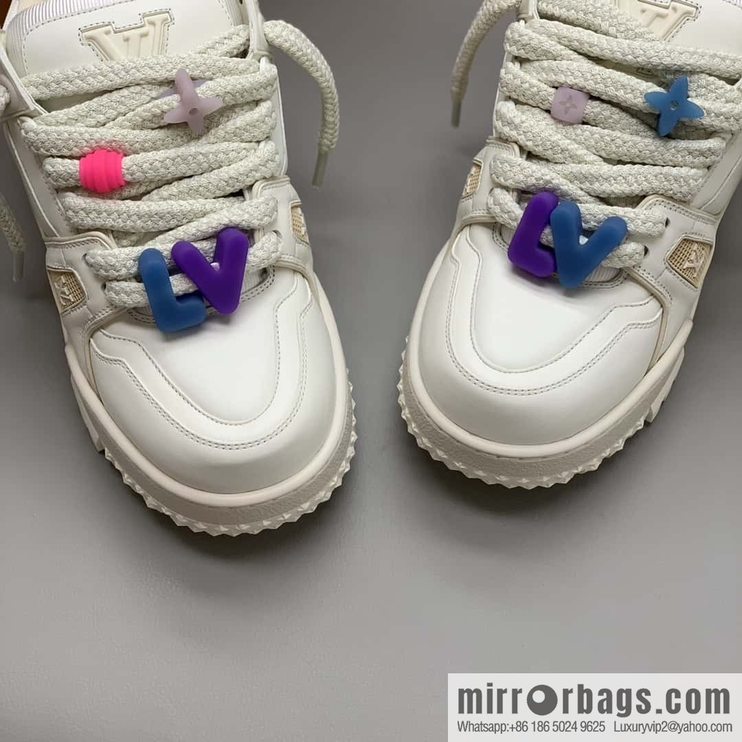 LV Trainer chubby couple casual shoes
