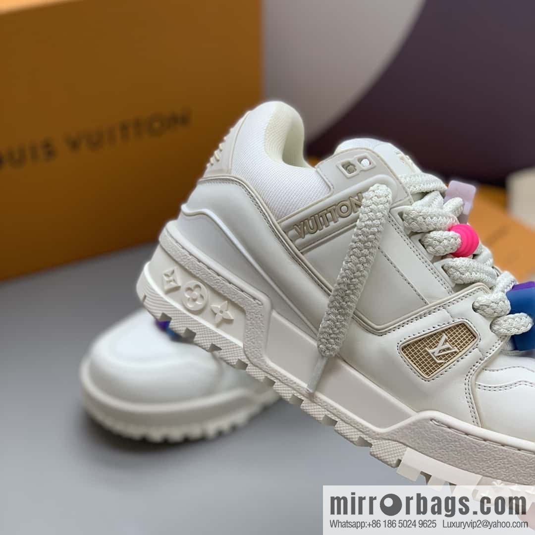 LV Trainer chubby couple casual shoes