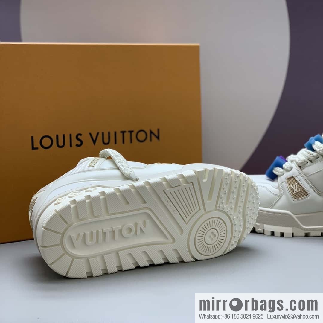 LV Trainer chubby couple casual shoes