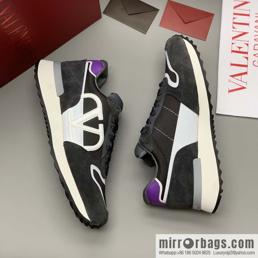 VALENTINO Valentino, logo design, low-top casual sneakers for couples