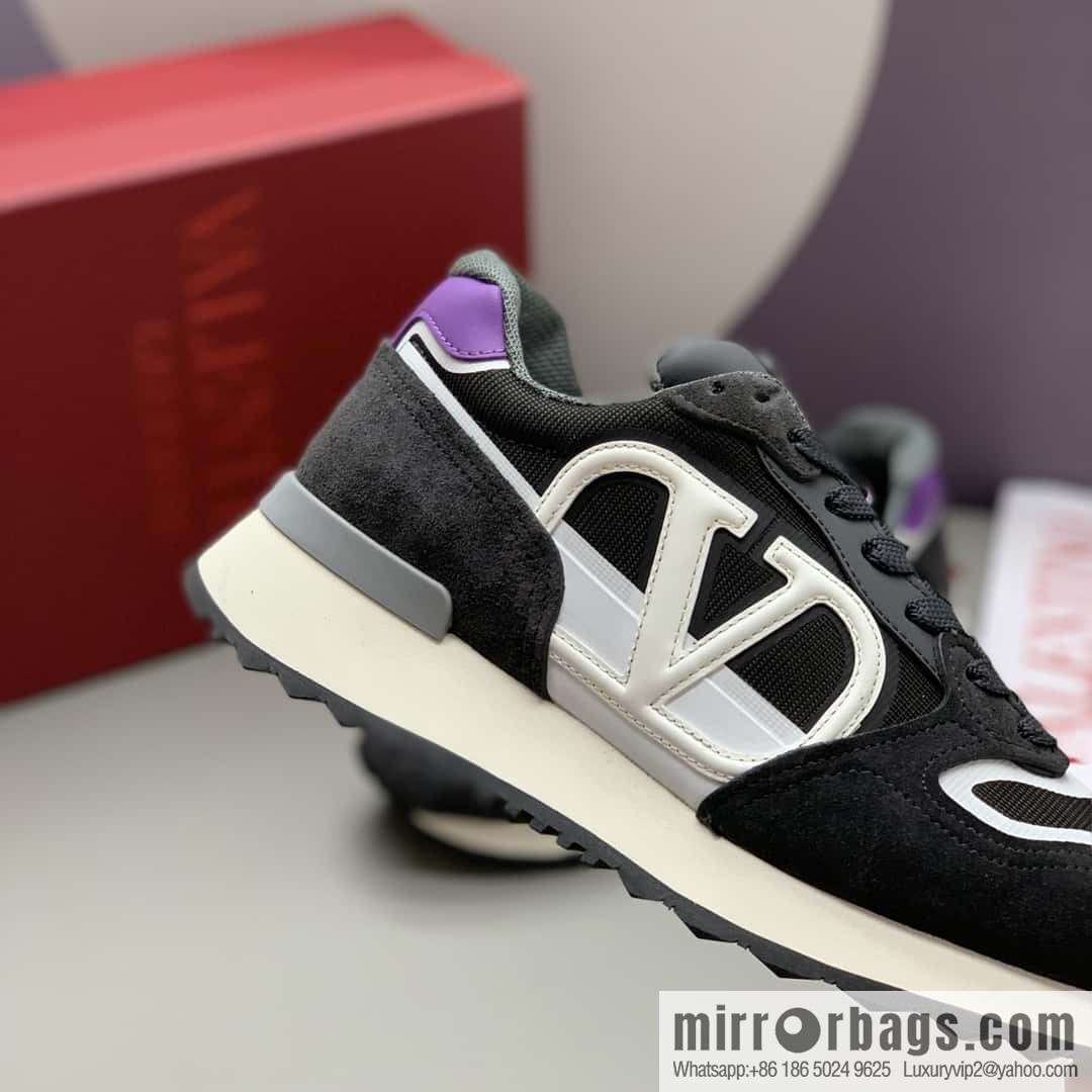 VALENTINO Valentino, logo design, low-top casual sneakers for couples
