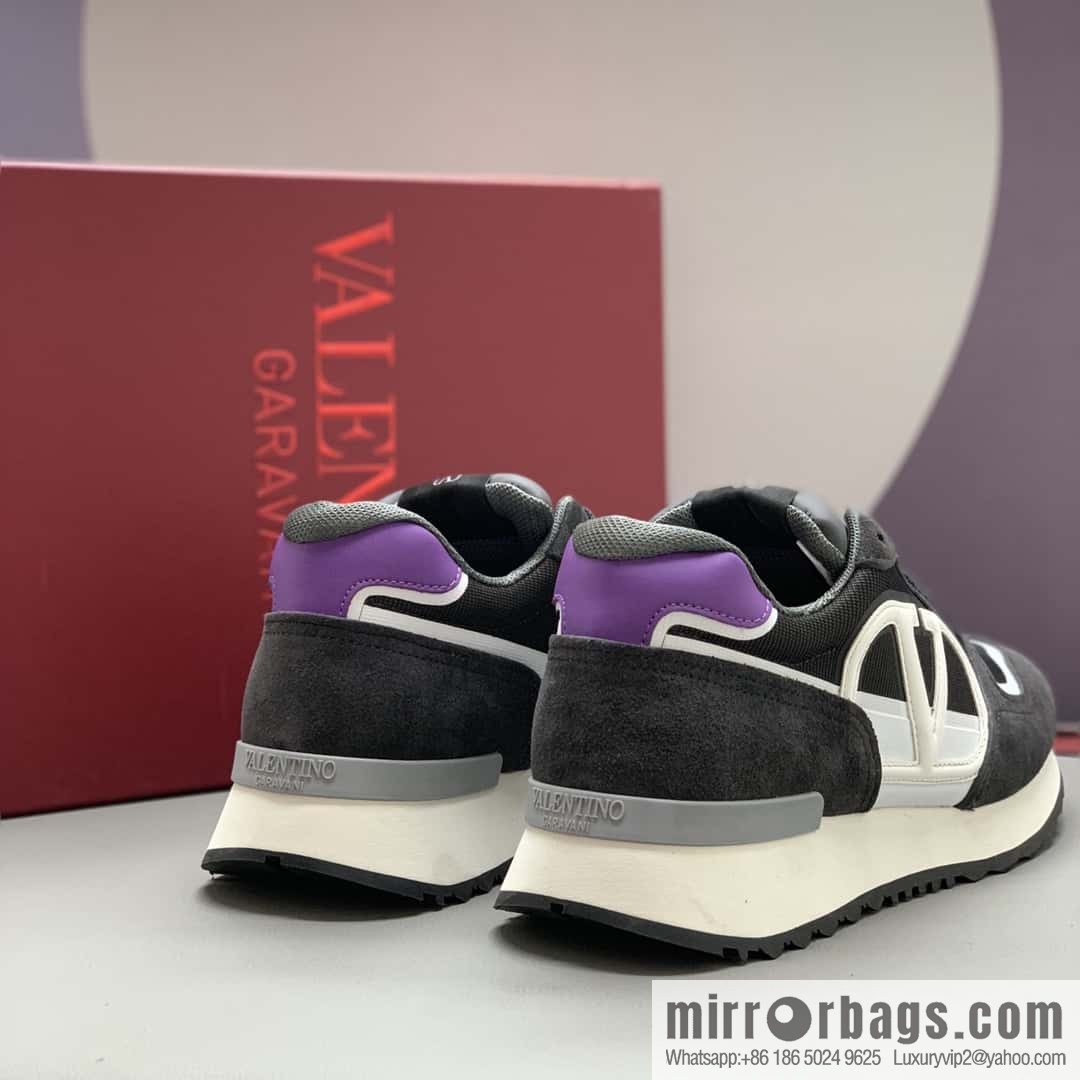 VALENTINO Valentino, logo design, low-top casual sneakers for couples