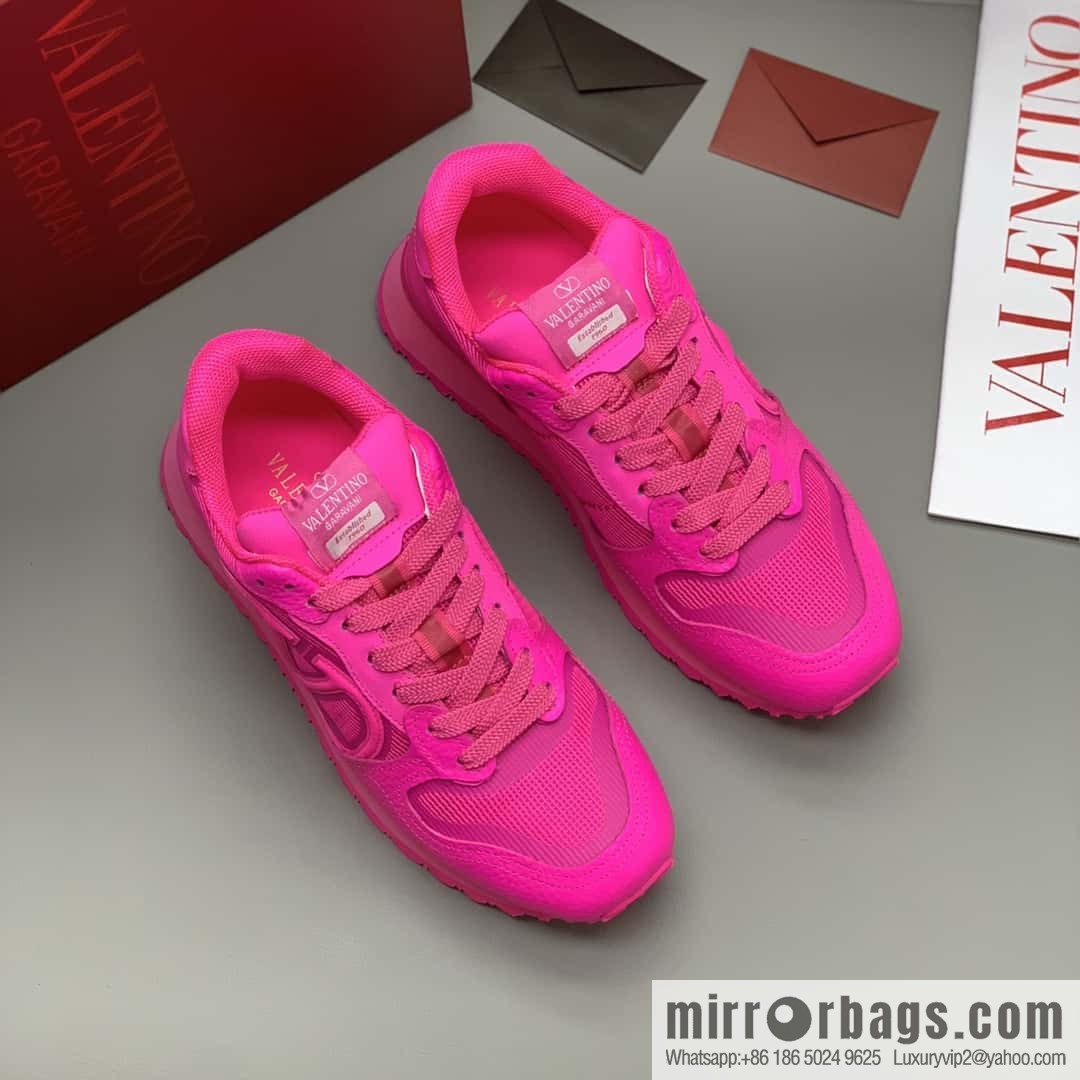 VALENTINO Valentino, logo design, low-top casual sneakers for couples